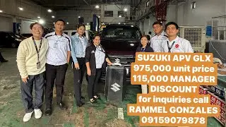 New Suzuki apv glx dual aircon silky silver metallic the elegant color. #apv2026 