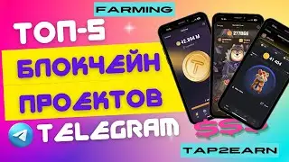 ТОП-5 БЛОКЧЕЙН ПРОЕКТОВ В TELEGRAM |HAMSTER KOMBAT|MEMEFI|TAPSWAP|HOT MINE|POCKETFI