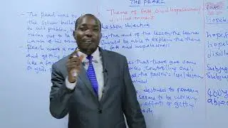 KCSE_FORM 4 ENGLISH - THE PEARL