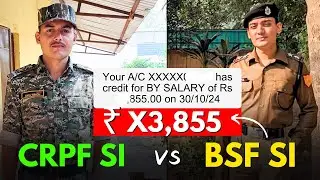 Crpf SI Salary vs BSF SI Salary | SSC CPO | #cpo #ssc #crpf #bsf