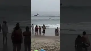 Airplane Makes Emergency Landing in Beach