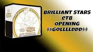 Pokemon Brilliant Stars AMAZING $$GOLD$$ ETB opening (Featuring Ms. Chase Cards aka LUNA)