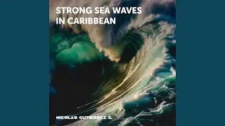 Strong sea waves in Caribbean