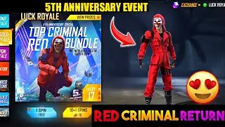 RED CRIMINAL BUNDLE RETURN 2022 | RED CRIMINAL RETURN | 5TH ANNIVERSARY RED CRIMINAL RETURN 2022