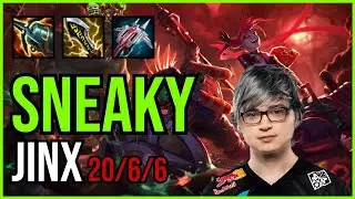 SNEAKY - JINX vs EZREAL ADC - NA Challenger - Patch 11.5 QUADRAKILL