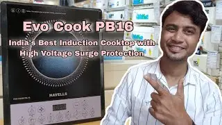 India's Best Induction Cooktop with High Voltage Surge Protection | Havells Evo Cook PB16 | Hindi