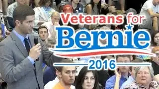 Founder of Veterans for Bernie Shares His Story at the Gettysburg Town Hall