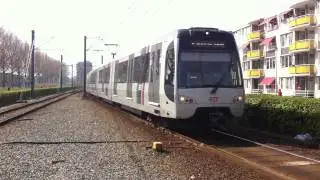 RET Metro SG3 aankomst De Tochten op Linkerspoor naar Nesselande!