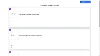Website Quiz With PHP PDO And MYSQL