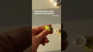 Polimer kil tasarım y&uuml;z&uuml;klerimm 💖 Abone olmayı unutmayın