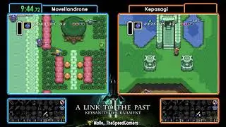 Movellandrone vs Kepasagi. ALTTPR Keysanity Tournament 2018