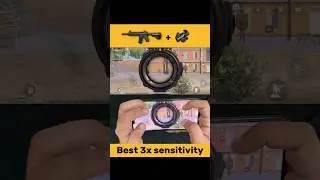 🔥3x Zero Recoil sensitivity | 3x no Recoil Spray | 3x Zero Recoil Sensitivity with Gyroscope