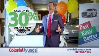 20th Anniversary Sale Going on Now at Colonial Hyundai of Downingtown!