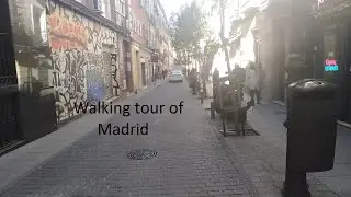 Прогулка по Мадриду 2, Испания Madrid, Spain City Walking Tour. Exploring European Cities 1.12.2022
