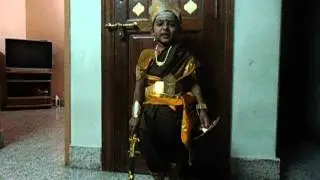 Medha U Hiremath as a Little Kittur Rani Chennamma