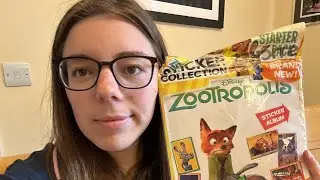 Vlogmas Day 3 | Magical Review | Zootropolis Panini Sticker Album Starter Pack