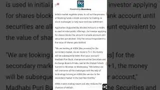 Sebi new action | shares buying through ASBA system