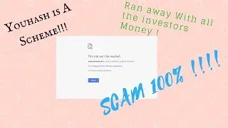 YOUHASH SCAM FINALLY ENDED - Cloudmining Youhash ICO Scheme Fake Company Disappeared !!!
