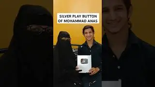Silver Play Button Unboxing 🎉 Mohammad Anas #silverplaybutton #unboxing #youtubecreatorawards