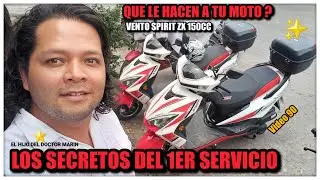 VENTO SPIRIT ZX 150 cc y 170💥 LOS SECRETOS DEL 1ER SERVICIO 😬🛵 EL PRIMER CAMBIO DE ACEITE A MI MOTO