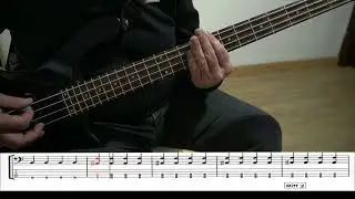 RED FANG (WIRES) BASS TAB COVER