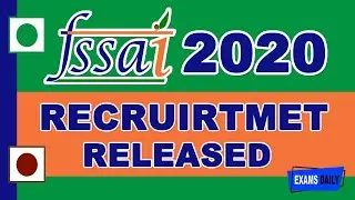 Food Department Vacancies 2020-Notification Released | FSSAI Recruitment 2020|FSSAI Job Vacancy 2020