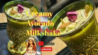 Avocado Milkshake for Glowing Skin & Weight LossTasty & Refreshing Drink #TasteWithTehseen#trending 