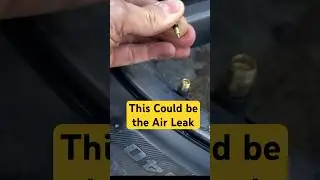 Replace Valve Stem (or core) if leaking air #car #automobile #tips #tires