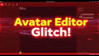 How to fix Weird avatar editor glitch in Roblox