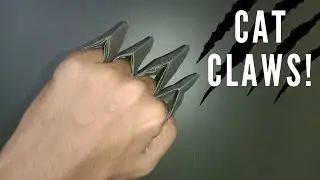 How to make an origami Cat's Claws #origami #crafts #diy #craftideas #papercraft #origamitutorial