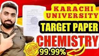 Most Important Chemistry Questions #targetpaper #karachiuniversityadmissions2024  #ku