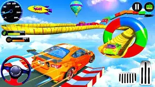Mega Ramp Car Stunt Game Level 14 - Impossibe GT Car Stunt Master 