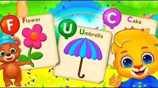 Touch Letters A | A For Apple Alphabets For Children | Nursery Rhymes A to Z Alphabets Game For Kids