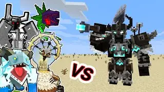 Aptrgangr Vs. Mowzie's Mobs | Minecraft Mob Battle