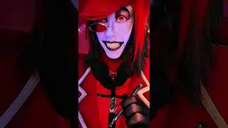 Hazbin Hotel Alastor The Radio Demon играет в косплей Dear Santa #hazbinhotel #alastor