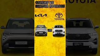 Carens Clavis vs Innova Hycross|Carens clavis|innova hycross 2024|#harshadcarsports#kiacarens#short
