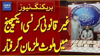 Two Suspects Involved in Illegal Currency Exchange Arrested in Karachi | Breaking News | Dawn News