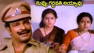 Nutan Prasad Best Comedy Scene | Radhika | Chiranjeevi | Patnam Vachina Pativrathalu Movie Scenes
