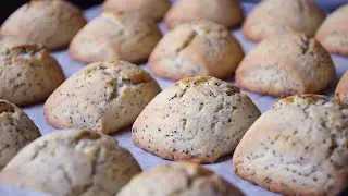 Quick and very tasty cookies with poppy seeds!