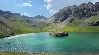 Ice lake and Island lake Trail highlights