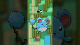 Top 10 Most Harmless Pokemon (Lowest Attack Stat) #pokemon #pokemonshorts #pokemongame