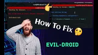 How to fix active internet connection evil-droid simple method #evildroid #kalipurple #networkchuck