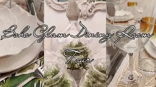 SUMMER GLAM BOHO TABLE SCAPE! (natural, neutral color scheme)