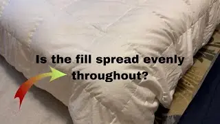 puredown&reg; Goose Down Comforter Full/Queen Size 800 Fill Power - Our Review and Talk About Filling