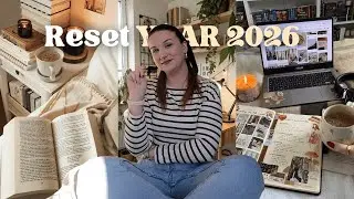 RESET YEAR 2026 : visionboard, objectifs 2026, lecture ✨