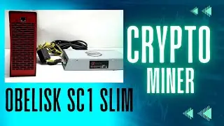 Obelisk SC1 Slim, Crypto Mining Machine - High-Efficiency ASIC Miner for SiaCoin