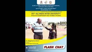 Flash Chat with Dr. Raghavendra K, Coach, Davangere University | 85th AIU Championship