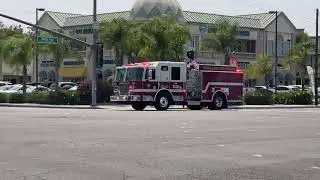 OCFA Engine 25 Responding