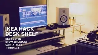 IKEA HACK - CUSTOM DESK SHELF