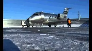 primo volo di prova del Challenger 605 Bombarider